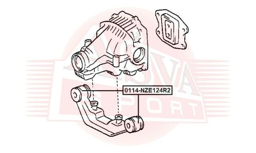 Сайлентблок Asva, арт. 0114-NZE124R2