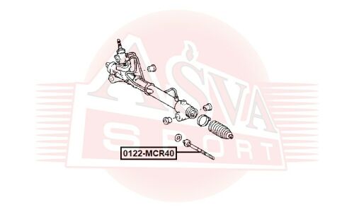 Тяга рулевая Asva, арт. 0122-MCR40