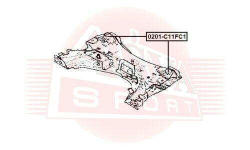 Сайлентблок Asva, арт. 0201-C11FC1