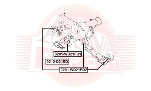 Подушка дифференциала Asva, арт. 0201-WD21FD1