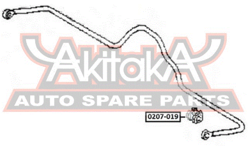 Втулка заднего стабилизатора Asva, арт. 0207-019