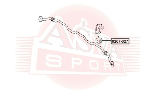 Втулка Asva, арт. 0207-027