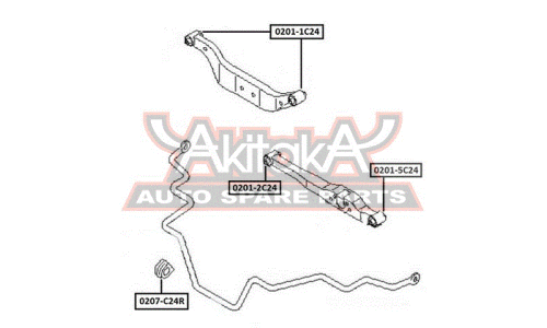 Втулка Asva, арт. 0207-C24R