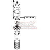 Опора амортизатора Asva, передняя, правая/левая, арт. 0211-N16F