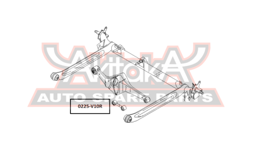 Тяга подвески Asva, арт. 0225-V10R