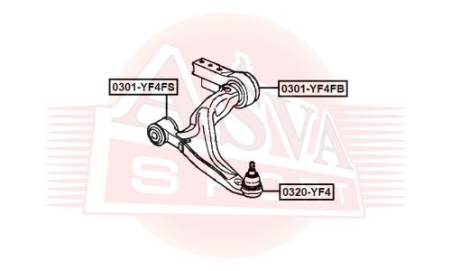 Опора шаровая Asva, арт. 0320-YF4