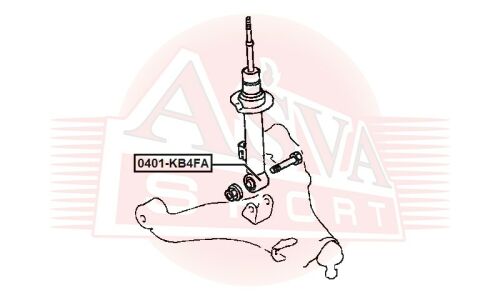 Сайлентблок Asva, арт. 0401-KB4FA
