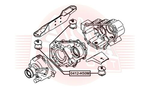 Подушка дифференциала Asva, арт. 0412-H5DM