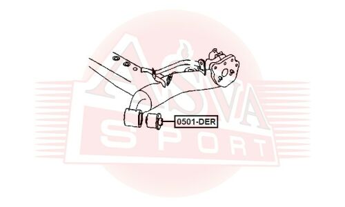 Сайлентблок Akitaka, арт. 0501-DER