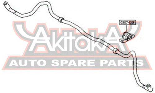 Втулка стабилизатора Asva, передняя, арт. 0507-DEF