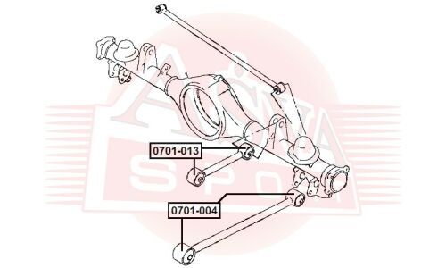 Сайлентблок Asva, арт. 0701-013