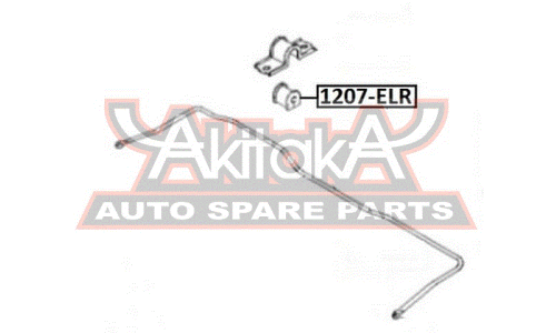 Втулка стабилизатора Asva, задняя, арт. 1207-ELR