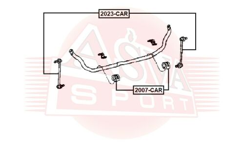 Втулка Asva, арт. 2007-CAR