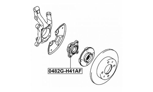 Ступица колеса Febest, арт. 0482G-H41AF