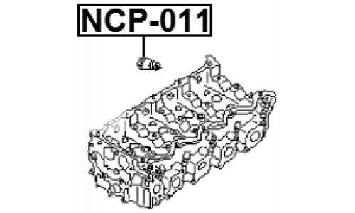 Кольцо уплотнительное топливной форсунки Febest, арт. NCP-011