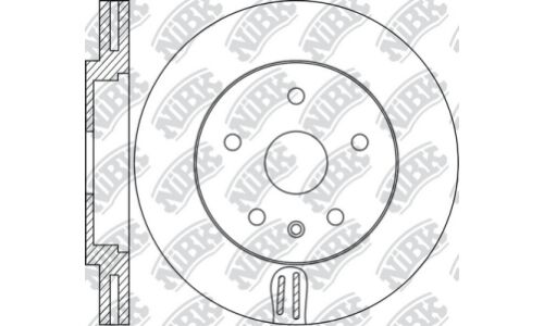 Диск тормозной NiBK, арт. RN1673