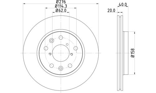 Диск тормозной Nisshinbo, передний, арт. ND9002K