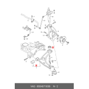 Сайлентблок переднего рычага VAG, арт. 8S0 407 183 B
