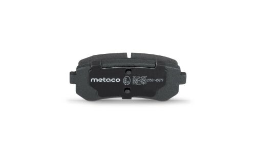 КОЛОДКИ ТОРМОЗНЫЕ ЗАДНИЕ ДИСКОВЫЕ - METACO | перед METACO, арт. 3010-007