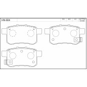 Колодки тормозные jFBK дисковые, арт. HN-604