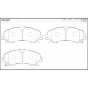 Колодки тормозные jFBK дисковые, арт. HN-621