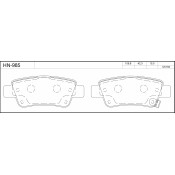 Колодки тормозные jFBK дисковые, арт. HN-985