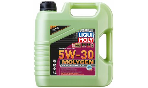 Масло моторное Liqui Moly Molygen New Generation (DPF) 5w30, синтетическое, API SN, ACEA C2/C3, универсальное, 4л, арт. 21225
