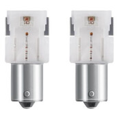 Лампа светодиодная Osram LEDriving SL P21W (BA15s, S25), 12В, 1.4Вт (соответствует 21Вт), красная, комплект 2 шт, арт. 7458R-02B