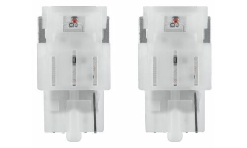 Лампа светодиодная Osram Standard W21W (W3x16d, T20), 12В, 21Вт, комплект 2 шт, арт. 7706R-02B
