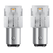Лампа светодиодная Osram LEDriving SL P21/5W (BAY15d, S25), 12В, 21/5Вт, оранжевая, комплект 2 шт, арт. 1458YE-02B