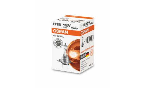 Лампа галогенная Osram Original Line H18 (PY26d-1, T11), 12В, 65Вт, 3200К, 1 шт, арт. 64180L