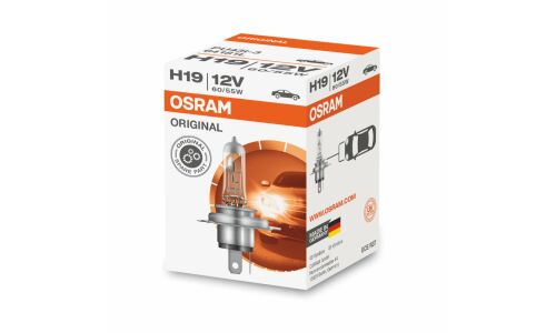 Лампа галогенная Osram Original Line H19 (PU43t-3, T11), 12В, 60/55Вт, 3200К, 1 шт, арт. 64181L
