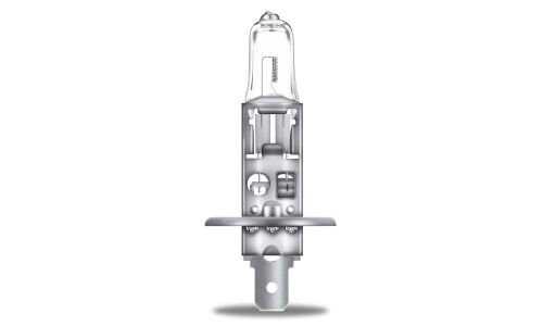 Лампа галогенная Osram Night Breaker Silver H1 (P14.5s, T8), 12В, 55Вт, 3200К, 1 шт, арт. 64150NBS