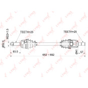 Привод в сборе LYNXauto, передний, левый, арт. CD-1062A