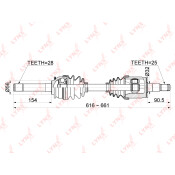 Привод в сборе | перед лев LYNXauto, арт. CD-1087