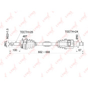Привод в сборе LYNXauto, передний, левый, арт. CD-7510A
