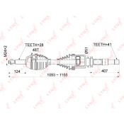 Привод в сборе LYNXauto, передний, правый, арт. CD-1051A