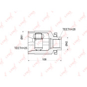 ШРУС LYNXauto, внутренний, арт. CI-3770
