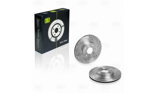 Диск тормозной Trialli, передний, арт. DF 544