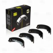 Колодки тормозные барабанные Trialli, комплект на ось (4 шт), арт. GF 0540