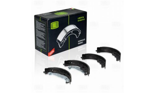 Колодки тормозные барабанные Trialli, комплект на ось (4 шт), арт. GF 2003