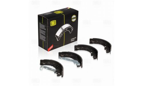 Колодки тормозные барабанные Trialli, комплект на ось (4 шт), арт. GF 1064