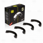 Колодки тормозные барабанные Trialli, комплект на ось (4 шт), арт. GF 0856