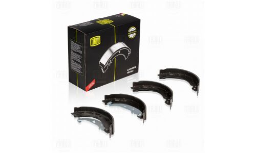 Колодки тормозные барабанные Trialli, комплект на ось (4 шт), арт. GF 0959