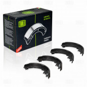 Колодки тормозные барабанные Trialli, комплект на ось (4 шт), арт. GF 1912