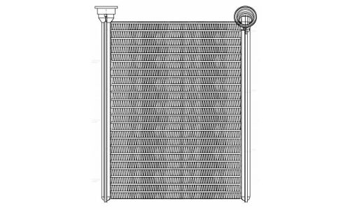 Радиатор отопителя Luzar, арт. LRh 20S4