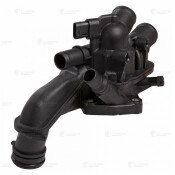 Термостат Luzar, для Peugeot 308, Citroen C4, «быстросъём» и датчик, с корпусом, арт. LT 2090