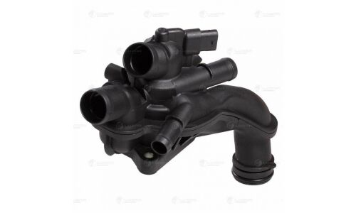 Термостат Luzar, для Peugeot 308, Citroen C4, «быстросъём» и датчик, с корпусом, арт. LT 2090