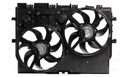 Э/вентиляторы охл. с кожухом (2 вент.) для а/м Fiat Ducato (06-) Luzar, арт. LFK 1680