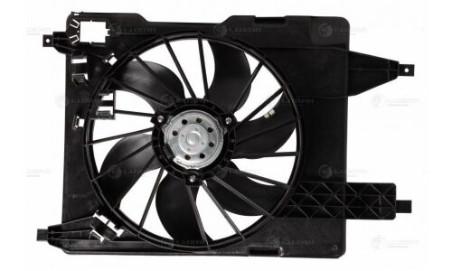Вентилятор охлаждения радиатора Luzar, с кожухом, для Renault Megane, арт. LFK 0909